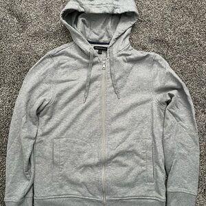 Banana Republic - Men's Gray Hoodie Sweater Zip Up - Size Medium